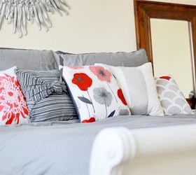An Inexpensive Bedroom Makeover Using Paint-A-Pillow
