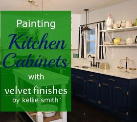 how to paint kitchen cabinets with velvet finishes, how to, kitchen cabinets, kitchen design, painting