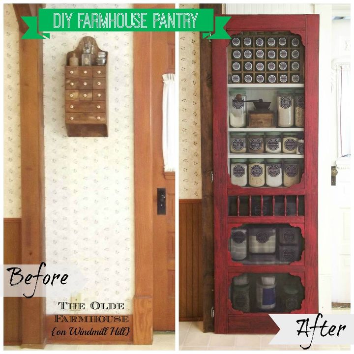 diy farmhouse pantry, closet, kitchen design