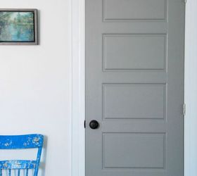 diy gray painted interior doors, doors, how to, painting