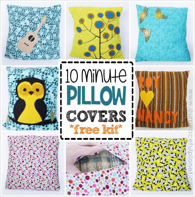 how to cover old pillows 10 minute pillow covers patterns, crafts, how to, reupholster