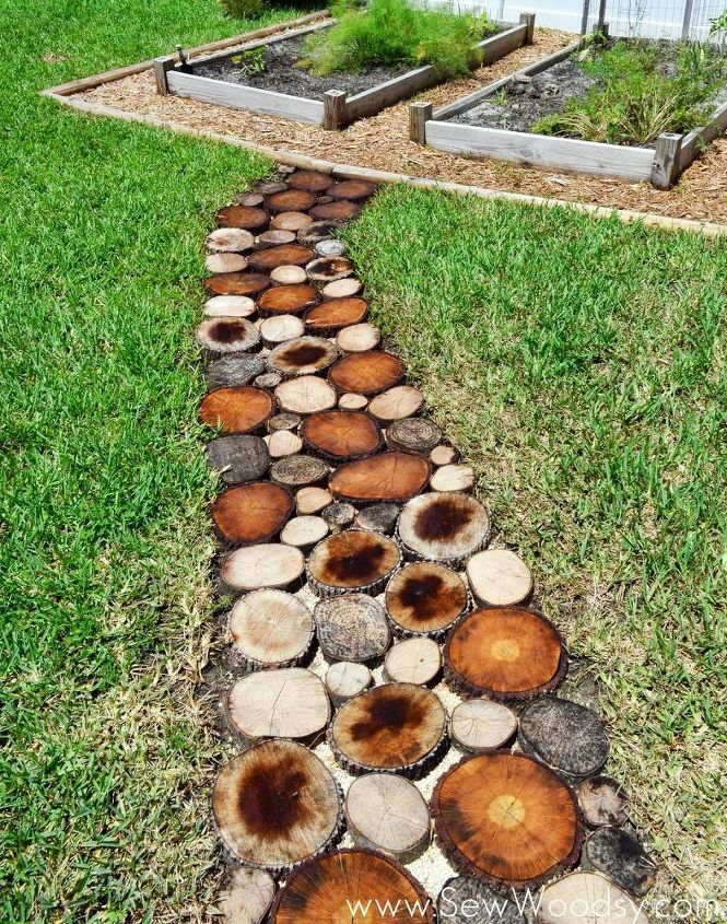 11 pictures of crazy cool uses for tree stumps, Photo via Katie and John Sew Woodsy