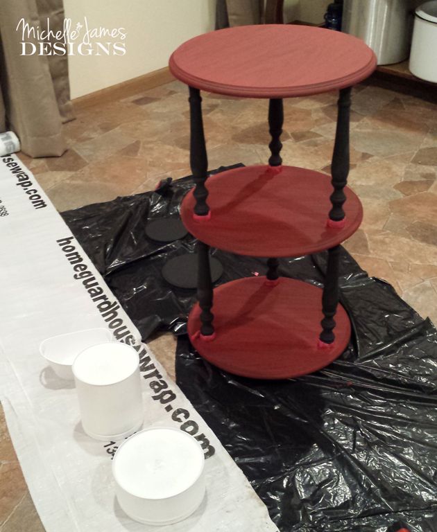 coffee station makeover, chalk paint, decoupage, painted furniture, repurposing upcycling