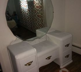 Fixed up an Art Deco Vanity in Terrible Shape