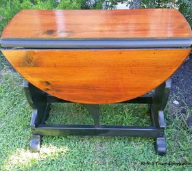 how to upcycle a vintage drop leaf table, how to, painted furniture, repurposing upcycling