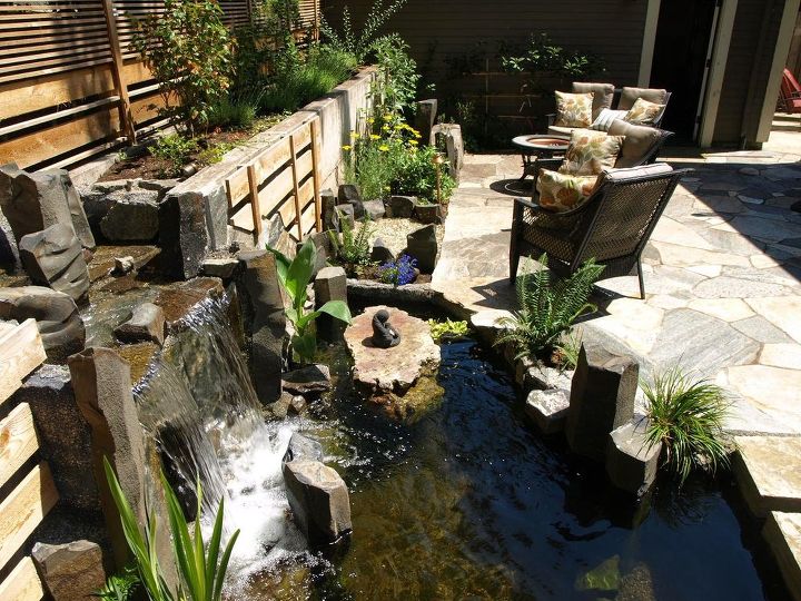 urban japanese garden, decks, gardening, landscape, outdoor living, ponds water features, Slate Patio