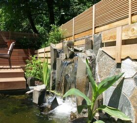 urban japanese garden, decks, gardening, landscape, outdoor living, ponds water features, Main Fall