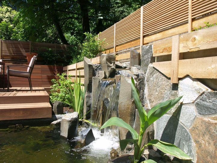 urban japanese garden, decks, gardening, landscape, outdoor living, ponds water features, Main Fall