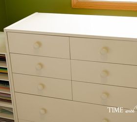 how to create a hidden vertical space to store large size paper, craft rooms, how to, organizing, storage ideas
