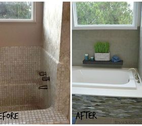how to turn an outdated bathroom into a spa like paradise, bathroom ideas, home improvement