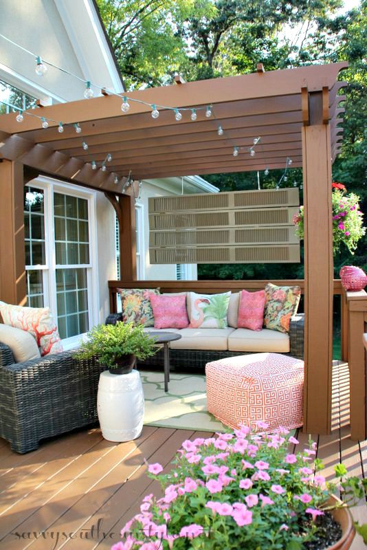 old worn deck transformed to a beautiful outdoor room, decks, outdoor living