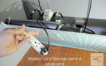 Cómo ocultar los cables desordenados con Pegboard