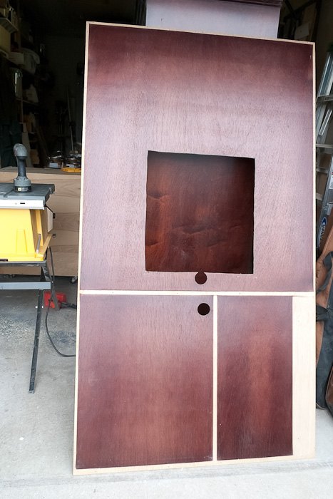 upcycled media cabinet into armoire, painted furniture, repurposing upcycling