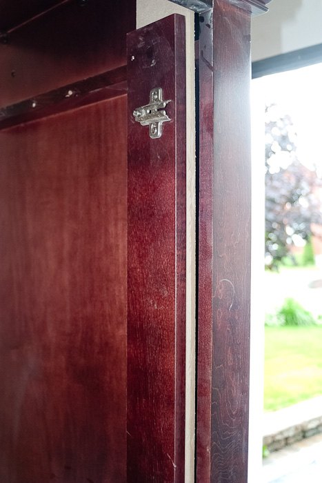 upcycled media cabinet into armoire, painted furniture, repurposing upcycling