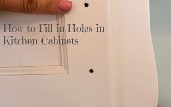 Cómo rellenar agujeros en los armarios de la cocina