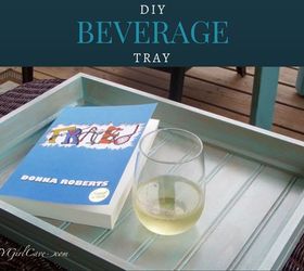 diy beverage tray, crafts, how to, woodworking projects
