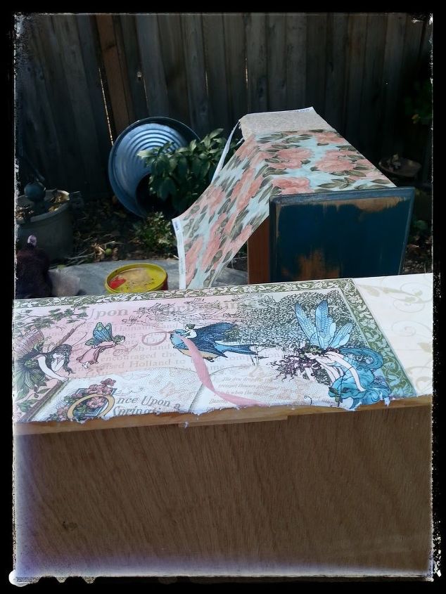 upcycled old wood desk, chalk paint, painted furniture, repurposing upcycling