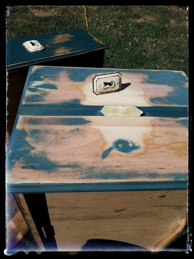 upcycled old wood desk, chalk paint, painted furniture, repurposing upcycling