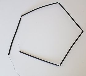 diy himmeli geometric sculpture with straws, crafts, how to, repurposing upcycling