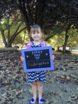 diy sign for the first day of school each year, chalkboard paint, crafts, how to, woodworking projects