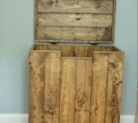 diy laundry hamper because dirty laundry belongs in the basket not on, crafts, how to, woodworking projects