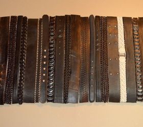 diy upcylced belt wall art, crafts, how to, repurposing upcycling, wall decor