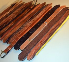 diy upcylced belt wall art, crafts, how to, repurposing upcycling, wall decor
