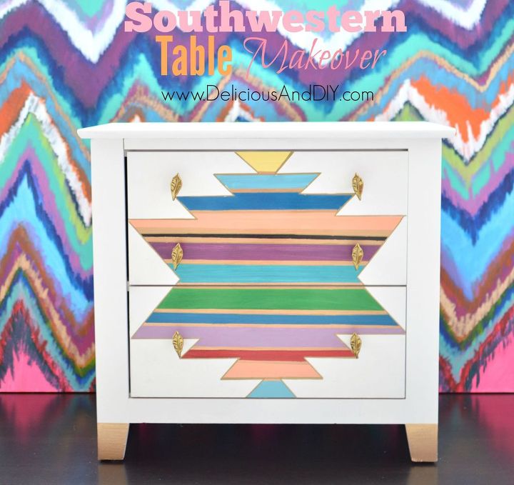 Southwestern Table Makeover Diy Home Decor Paint Colors Painted Furniture Southwestern Table Makeover Diy Home Decor Paint Colors Painted Furniture