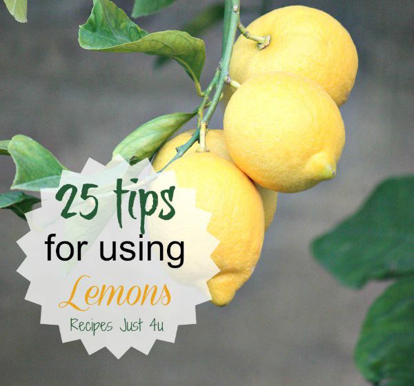 25 creative tips for using lemons around the home, cleaning tips, repurposing upcycling