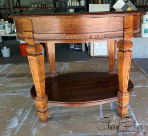 how to chalk paint a table in 2 hours, chalk paint, how to, painted furniture, repurposing upcycling, Befor Picture