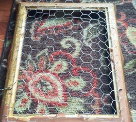 vintage frame chicken wire paint fabulous jewelry organizer, crafts, organizing, repurposing upcycling