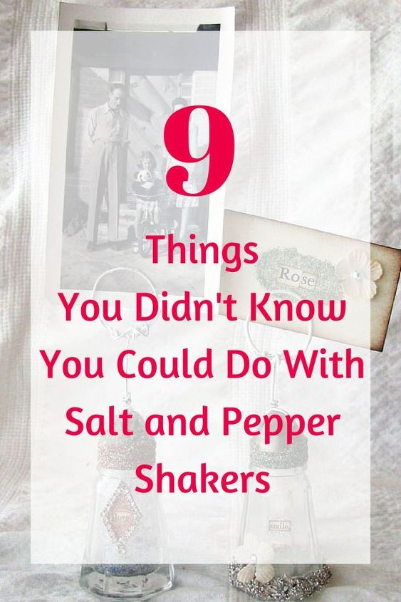 9 things you didn t know you could do with salt and pepper shakers, crafts, repurposing upcycling