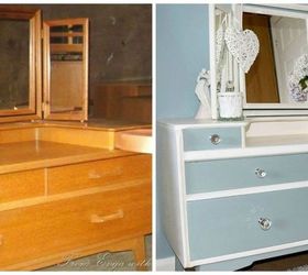 dressing table makeover repurposing upcycling, bedroom ideas, how to, painted furniture, repurposing upcycling