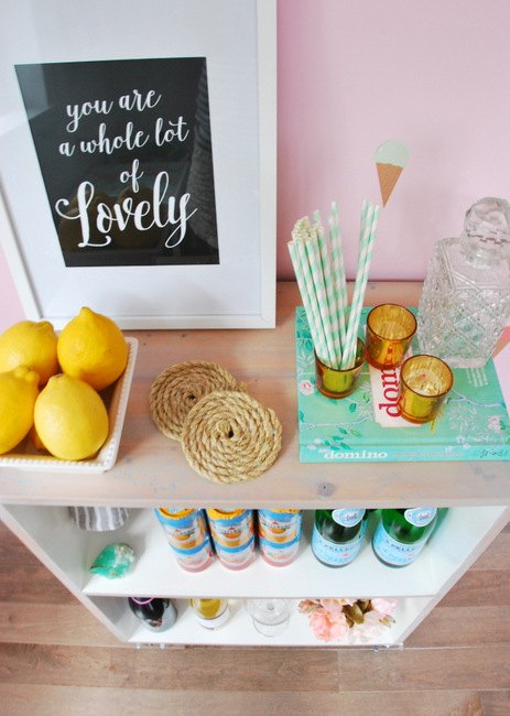 diy bar cart an old bookcase transformed, painted furniture, repurposing upcycling