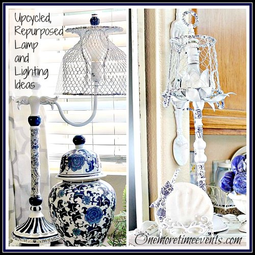 upcycled repurposed lamp and lighting ideas, crafts, lighting, repurposing upcycling