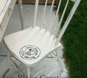 custom antique postcard table and chair set painted furniture ideas, chalk paint, painted furniture, repurposing upcycling