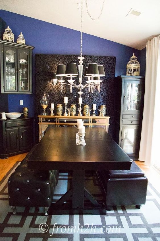 a dining room makeover from country to contemporary, dining room ideas, home decor