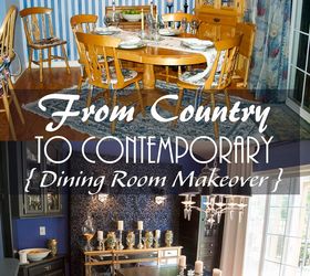 a dining room makeover from country to contemporary, dining room ideas, home decor