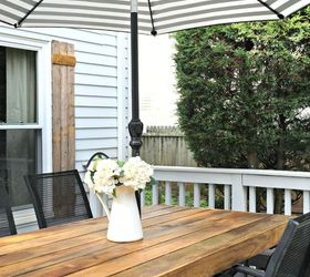 Outdated Patio Set Rustic Makeover