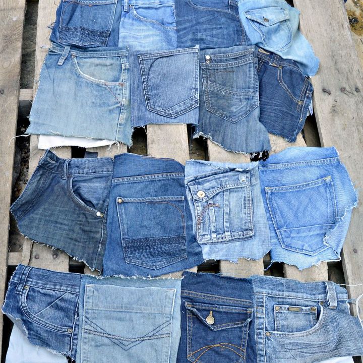 wall pocket organizer from old jeans, bedroom ideas, organizing, repurposing upcycling, storage ideas