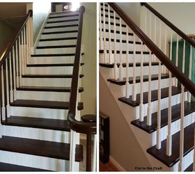 no more carpet staircase reveal, diy, flooring, stairs, And some more angles