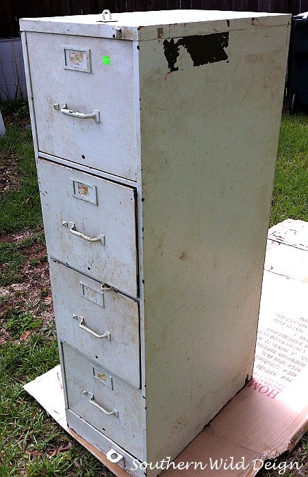How To Make A Filing Cabinet To Garden Planter Diy Hometalk