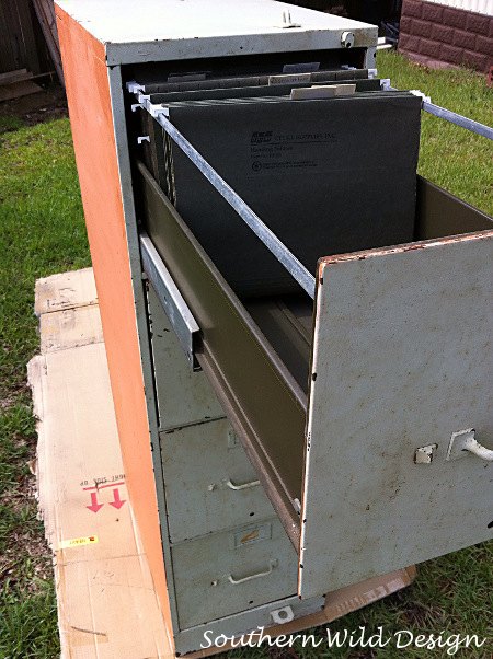 How To Make A Filing Cabinet To Garden Planter Diy Hometalk