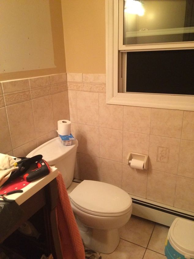 bathroom renovation from ugly to fab, bathroom ideas, diy, home improvement, plumbing, small bathroom ideas