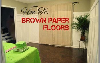 DIY: Pisos de papel marrón