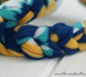 how to make a fleece dog toy, crafts, how to, pets animals