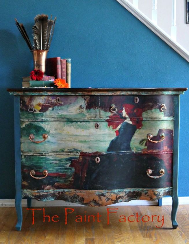 the miranda dresser, painted furniture