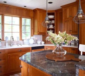 farmhouse style kitchen lights, diy, fireplaces mantels, kitchen design, lighting