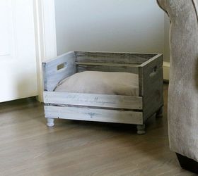 diy crate pet bed, diy, how to, pets animals, woodworking projects