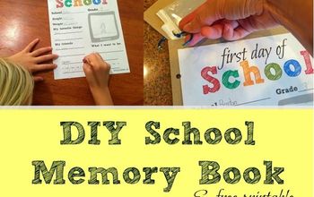 Libro de recuerdos escolares DIY